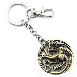 Échantillons gratuits <span class=keywords><strong>game</strong></span> <span class=keywords><strong>of</strong></span> thrones en métal logo personnalisé jeu de <span class=keywords><strong>porte</strong></span>-clés/<span class=keywords><strong>porte</strong></span>-clés - Product Image 5