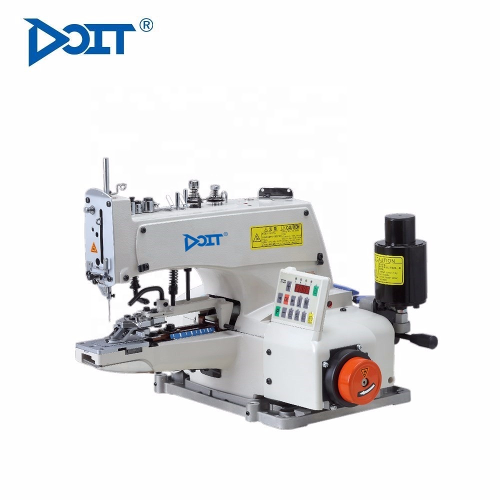 Высокоскоростная электронная швейная машина DT 1377D с кнопочным креплением