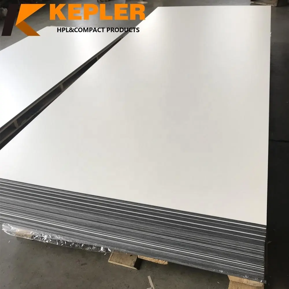 Kepler placa hpl laminado compacto fenólico branco fabricante de alta qualidade com melhor preço