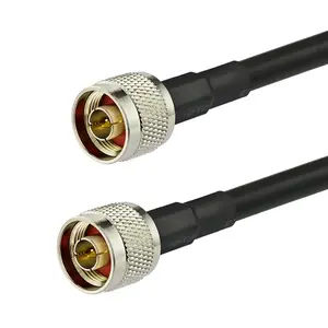 N-Kabel N Tipe Straight Plug untuk N-Tipe Straight Plug KSR400 Kabel Coax 100Cm untuk GSM CDMA 3G 4G GPS Outdoor Antena WIFI