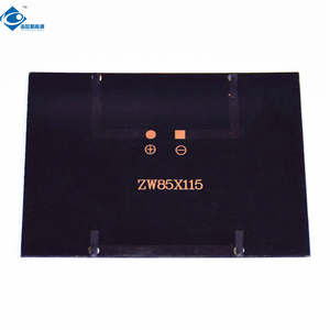 12V 1.3W Peak Power Glass High Conversion Rate Solar Cell Module ZW-85115 <span class=keywords><strong>24</strong></span> Battery Silicon Solar PV Module - Product Image 4