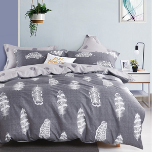 KOSMOS de flor de algodón diseño impreso cómodo Suave 4 unids cama <span class=keywords><strong>funda</strong></span> nórdica para casa - Product Image 2
