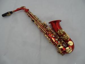 Tongweifang — <span class=keywords><strong>Saxophone</strong></span> rouge Eb, clé de <span class=keywords><strong>Saxophone</strong></span>, rouge, noir - Product Image 2