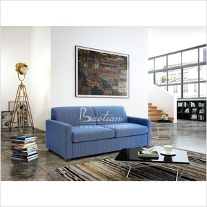 Divano <span class=keywords><strong>Letto</strong></span> in Pelle per Arredamento Domestico, Pieghevole, per Progetti Alberghieri - Product Image 2