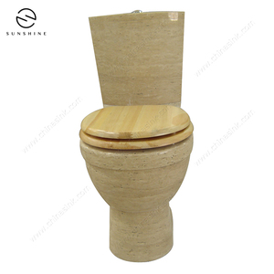 <span class=keywords><strong>Toilettes</strong></span> modernes sur mesure en pierre de marbre, croissine Beige, sur mesure, toilette toilette - Product Image 5
