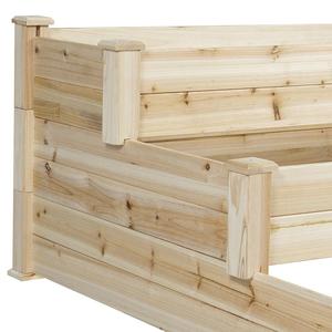 Se Jardín de vegetales de la cama 3 nivel elevado de paso <span class=keywords><strong>madera</strong></span> Kit de jardinería vegetal plantador - Product Image 5