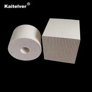 Honeycomb keramik-wärmetauscher regenerator aluminiumoxid-porzellan/cordierit kühlkörper media