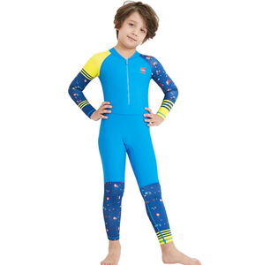 <span class=keywords><strong>Maillot</strong></span> de <span class=keywords><strong>bain</strong></span> thermique en néoprène pour garçon et fille - Product Image 3