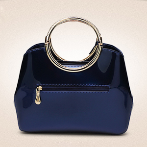 Sac à main populaire en cuir verni brillant pour femmes directement de l'usine chinoise