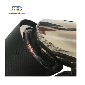 Punta de <span class=keywords><strong>Escape</strong></span> Doble de Fibra de Carbono Brillante para <span class=keywords><strong>AKrapovic</strong></span> - Product Image 6