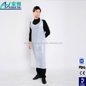 Desechables cocina proteger uniforme <span class=keywords><strong>de</strong></span> plástico transparente delantales - Product Image 4