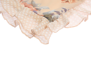 Increspature Del Merletto Stampato Breve Stile Telai Del Vestito Per Le Donne Vestiti A Maniche Lunghe Floreale Pastorale Tute - Product Image 4