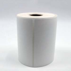 OEM impresión brillante en rollo 55mm W x 40mm L papel autoadhesivo etiqueta redonda - Product Image 3