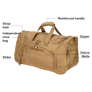 Molle-bolsa de viaje táctica, equipo de carga <span class=keywords><strong>1000D</strong></span> <span class=keywords><strong>Cordura</strong></span>, bolsa de lona táctica - Product Image 3