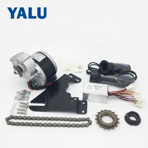 MY1016Z 24v 250w Brushed Speed Motor und Controller Set bike conversion kit für Elektrische Roller Fahrrad e Bike mini Dreirad