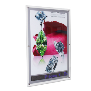 Estate Agent Window Display Light Box With Led Scrolling Message Board Led Advertising Light Box