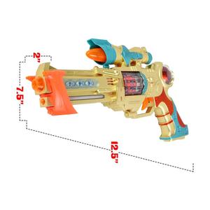 Pistol polisi anak-anak dengan lampu aksi dan suara-<span class=keywords><strong>Blaster</strong></span> berwarna cerah untuk bermain peran, Ideal untuk anak laki-laki dan perempuan