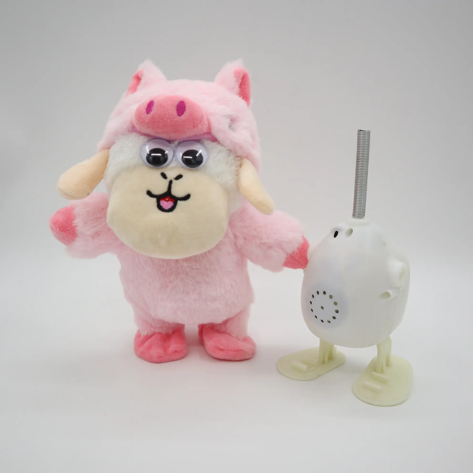 Moving walking music battery operated stuffed animal sheep plush electronic toy