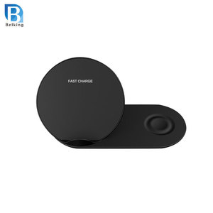 Nueva Qi <span class=keywords><strong>de</strong></span> carga rápida <span class=keywords><strong>cargador</strong></span> inalámbrico 2-en-1 estación <span class=keywords><strong>de</strong></span> carga para teléfono móvil <span class=keywords><strong>Apple</strong></span> <span class=keywords><strong>Watch</strong></span> aire cápsulas - Product Image 2