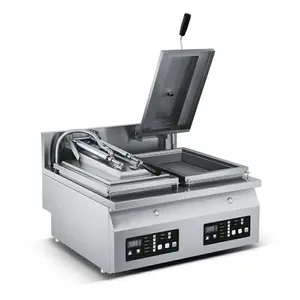 110v 220v Tischplatte Automatische Gyoza-Frittier maschine Frühlingsrolle gebraten Empanada Dumpling Griller Topf aufkleber Grill pfannen maschine