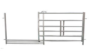 6 Rail Sheep Sliding Gate Hurdle 3050mm langes wärme behandeltes Druck holz für Pferde zäune und Vieh - Product Image 3