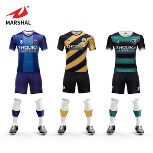 Custom your design cheap youth wholesale 100% sublimation sportswear men running soccer shirt football jerseys - Product Image 4