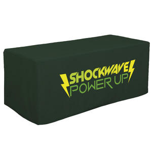 equipado cerca de espalda con cremallera 4ft 6ft 8ft promocional tejido personalizado comercio mostrar <span class=keywords><strong>mesa</strong></span> cubierta de telas - Product Image 1
