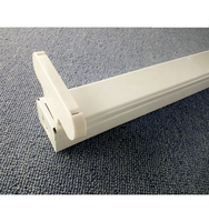 Tube LED ou fluorescent ouvert avec support de fixation, double tube T8 G13 1200mm, luminaire 80, luminaires