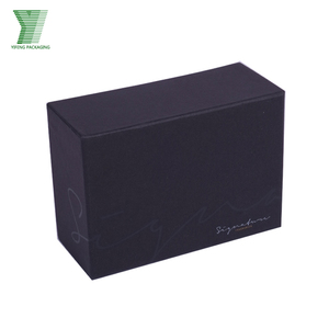 Elegante Scatola Cosmetica di Lusso Nera, Confezione per Bottiglia di Colonia da <span class=keywords><strong>Uomo</strong></span> 30ml/50ml/100ml, Scatola <span class=keywords><strong>Regalo</strong></span> per Profumo con Inserto in Seta - Product Image 2