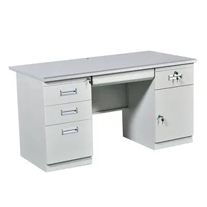 현대 designs 큰 storage school metal steel computer 표 메트 vintage desk