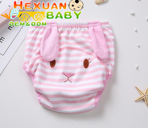 Couches 3 couches pour bébé, <span class=keywords><strong>lavable</strong></span>, réutilisables, motif animaux de dessins animés, pour la nouveaux-nés - Product Image 5