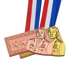 Fabricante de la fábrica de hacer su propia Medalla Militar cinta para medallas