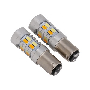 1157 Ổ Cắm DRL Bulb P21/5 Wát BAY15D 5730 5630 Chip 20 SMD Amber + Trắng Xe Led Bật Tín Hiệu Ánh Sáng DC12V Màu Sắc Kép Tự Động Phanh Đèn - Product Image 6