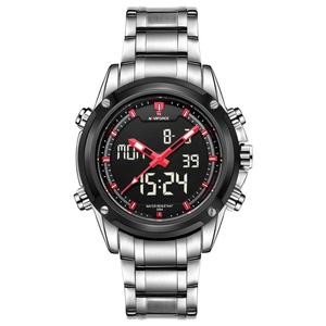 Naviforce 9050 impermeable de cuarzo de acero digital <span class=keywords><strong>Relojes</strong></span> hombres oficial tienda propietario de la marca de Naviforce reloj - Product Image 5