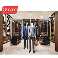 Wooden Retail Clothing Display Rack, Men's Clothing Stores
