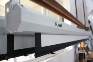 Bonne qualité 120 pouce 4 3 mat blanc blackout tissu écran large écran rétroprojecteur pour vente - Product Image 4