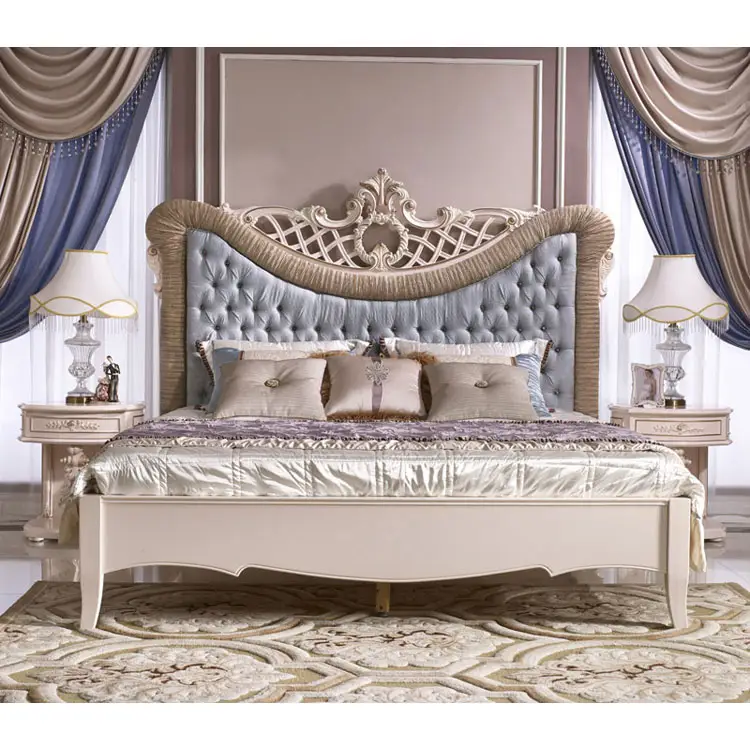 Classic French Elegant Royal Luxury Romantic bedroom set