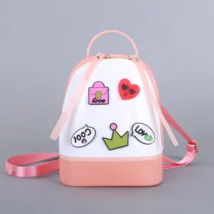 Kualitas Gadis Lucu Carrier Anak-anak Kecil Ransel PVC Tas Anak