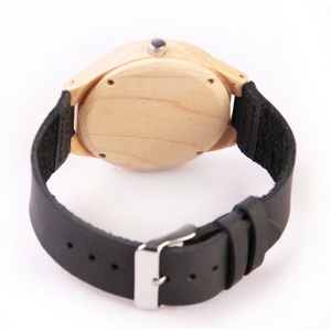 Cheap wooden wrist watch factory wholesale watch for ladies and gentlemen - Product Image 3