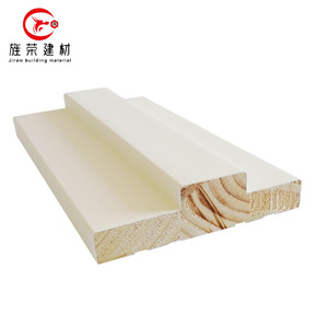 Jiraw Radiata Khung Cửa Bên Ngoài Sơn Lót Màu Trắng Gỗ Rắn Nối Ngón Tay Thông - Product Image 4