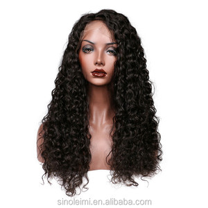LM pelo chicas naturales Peluca <span class=keywords><strong>de</strong></span> pelo rizado peluca delantera del cordón 360 africano americano peluca cabeza - Product Image 1