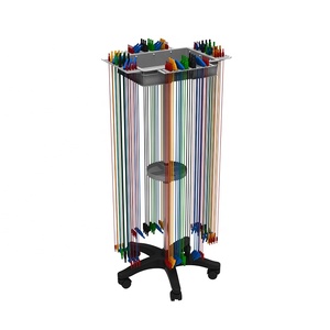CXSDDZ Soporte de Clips de Cable de Laboratorio con Ruedas Móviles Modelo GXJ01 de Plástico y <span class=keywords><strong>Acero</strong></span> para Organización y Movilidad - Product Image 2