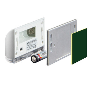 2 حزمة 1 * AA بطارية تعمل PIR الأشعة تحت الحمراء لاسلكية مستشعر تلقائي كاشف حركة 4LED الباب ثقب المفتاح ضوء مقبض باب جانبي بفتحة رئيسية/قفل الباب - Product Image 2