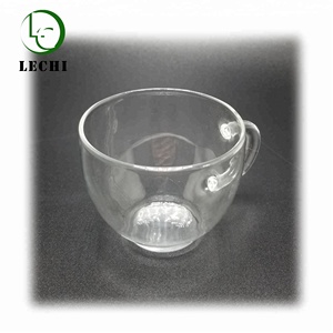 100 ML heat resistant glass small capacity mug tea cup with handle - Product Image 1