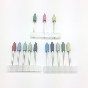 Dental Diamante Frese Composito Gomma di <span class=keywords><strong>Silicone</strong></span> Lucidatura Fresa di Laboratorio Dentale - Product Image 1