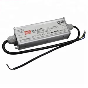 Meanwell CEN-60-54 60 W 54 V 1.15A de alimentación LED IP66 diseño carcasa de Metal con PFC