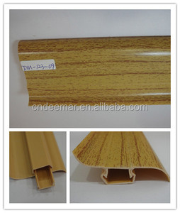 Personalizado de madera impermeable Color de espuma de <span class=keywords><strong>PVC</strong></span> rodapié - Product Image 6
