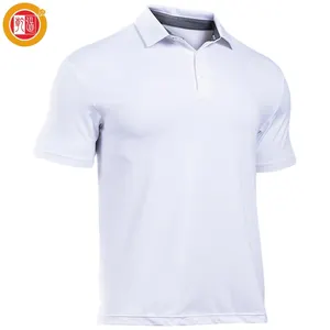 Chine fournisseur 100% coton lourd poids designer bande polo chemise de golf t-shirt