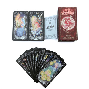 Nouvelles cartes de jeu personnalisées de haute qualité, vente en gros, boîtes en étain, jeu de cartes de <span class=keywords><strong>tarot</strong></span>, vente en gros, - Product Image 1