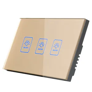 Alexa y <span class=keywords><strong>Google</strong></span> nos permitió estándar de la UE <span class=keywords><strong>1</strong></span> wifi inteligente interruptor de la luz para el hogar inteligente - Product Image 1